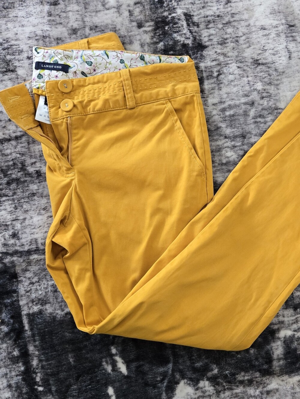 Lands' End Golden Yellow Chino Pants